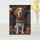 Search for dog walker christmas cards Treeing walker coonhound