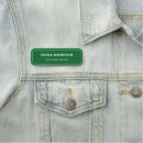 Search for green name tags Small business