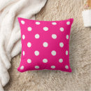 Search for pink polka dots cushions White