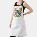 Search for stained aprons Butterfly