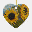 Search for sunflower christmas tree decorations Artist