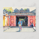 Search for covered bridge postcards Hoi an