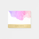 Search for gold foil post it notes Pink