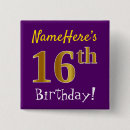 Search for 16th birthday badges 16 years old