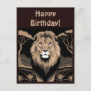 Search for lion illustration postcards Safari