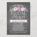 Search for purple rose bridal shower invitations Watercolor