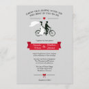 Search for tandem bicycle wedding invitations Vintage