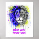 Search for blue lion art Colourful