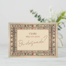 Search for ethnic wedding invitations Vintage