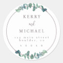 Search for round return address labels Eucalyptus