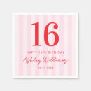 Search for sweet 16 napkins 16th