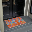 Search for blue and orange doormats Botanical