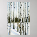 Search for winter forest animals posters Deer