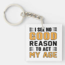 Search for funny aging saying key rings Age