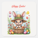 Search for egg basket stickers Bunny