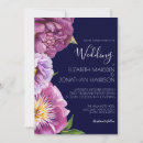Search for navy and lavender wedding invitations Elegant