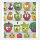 Search for vegetable face stickers Food