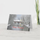 Search for covered bridge christmas cards Winter