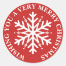 Search for wish you a merry christmas stickers Snowflakes