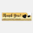 Search for black white wedding bumper stickers Gold