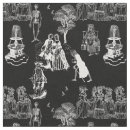 Search for halloween skull fabric Antique