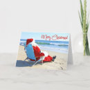 Search for beach santa claus cards Tropical