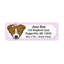 Search for pink gingham return address labels Chequerboard
