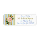 Search for gold stripe return address labels Pink