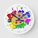 Search for artist palette clocks Painter