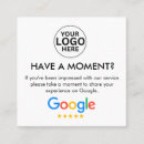 Search for google review business cards Leave a review