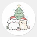 Search for kawaii santa stickers Dog