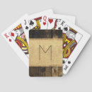 Search for burlap playing cards Rustic
