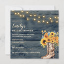 Search for sunflower cowgirl invitations String lights