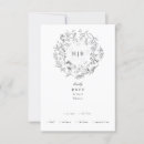 Search for four rsvp cards Bride