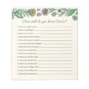 Search for bridal trivia games Floral