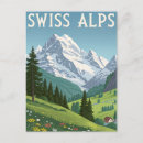 Search for swiss alps postcards Alpine