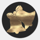 Search for gold bell stickers Elegant