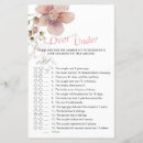 Search for over under bridal shower games Watercolor