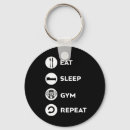 Search for eat sleep key rings Fitness