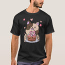 Search for birthday cake cat tshirts Holding