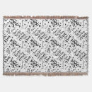 Search for word art blankets Black
