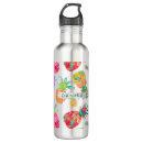 Search for pineapple water bottles Watercolor