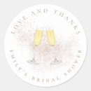Search for champagne glitter wedding stickers Chic