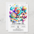 Search for cotton birthday invitations Colourful