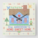 Search for home sweet home clocks Housewarming