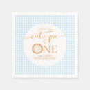 Search for light blue gingham napkins For kids