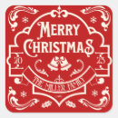 Search for vintage style stickers Xmas