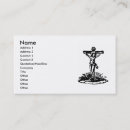 Search for christian cross business cards Holy