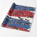 Search for eagle gift wrap Red white and blue