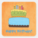 Search for funky birthday stickers Whimsical